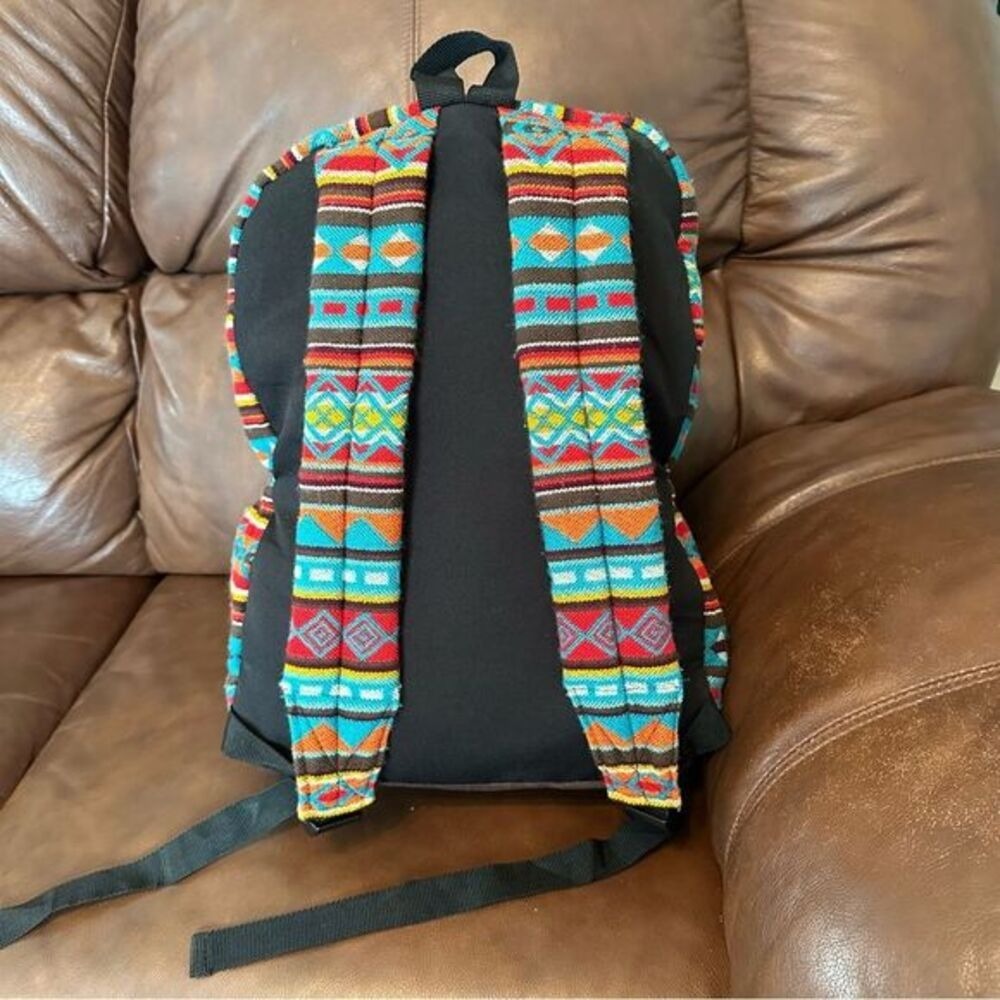 Boho Tribal Pattern Backpack Native Southwestern … - image 4